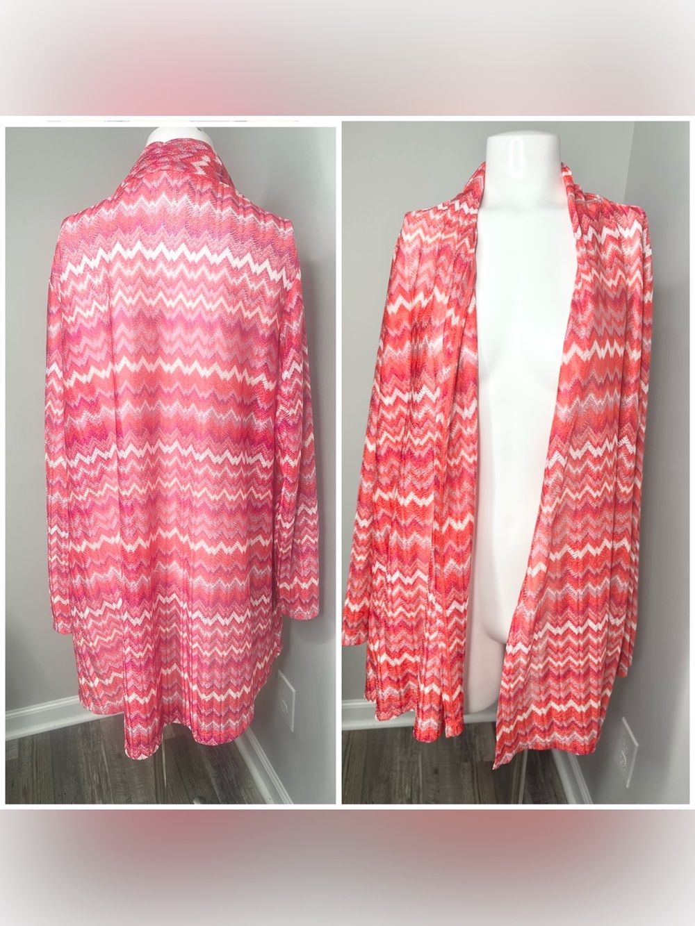 Susan Graver cardigan top-size 1X- nwt